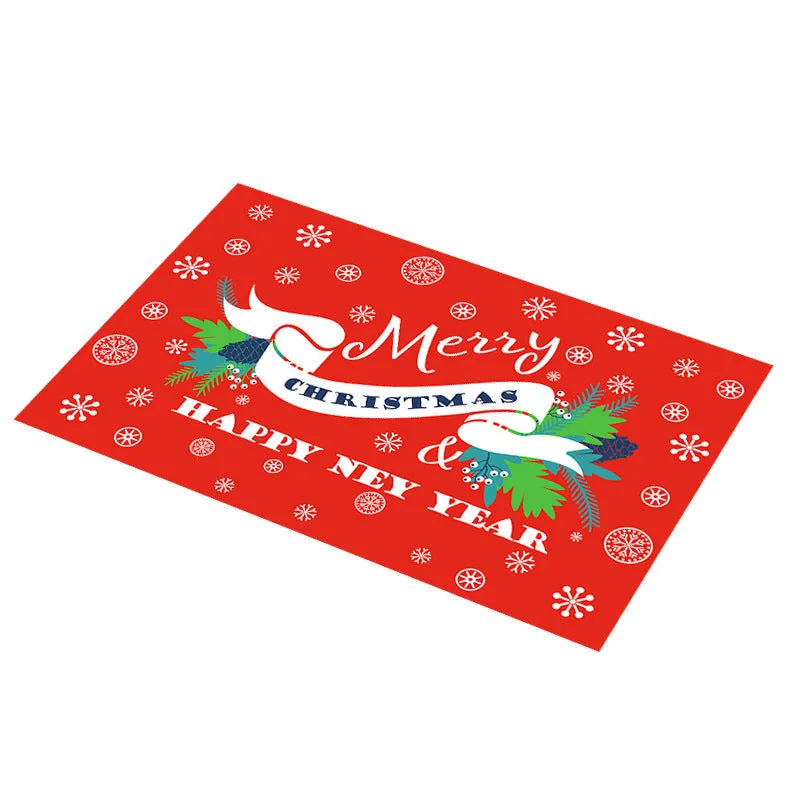 PVC Non-slip Waterproof Christmas Placemats (1 Pc)