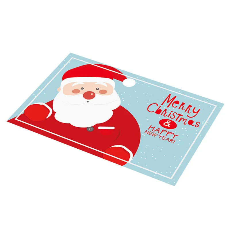 PVC Non-slip Waterproof Christmas Placemats (1 Pc)