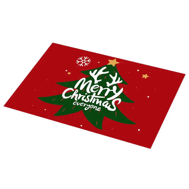 PVC Non-slip Waterproof Christmas Placemats (1 Pc)