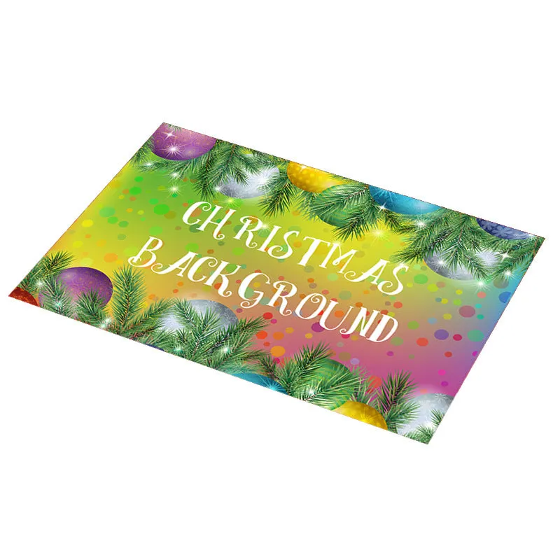 PVC Non-slip Waterproof Christmas Placemats (1 Pc)