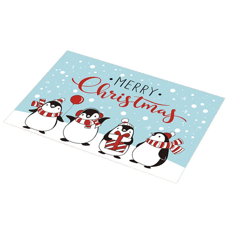 PVC Non-slip Waterproof Christmas Placemats (1 Pc)
