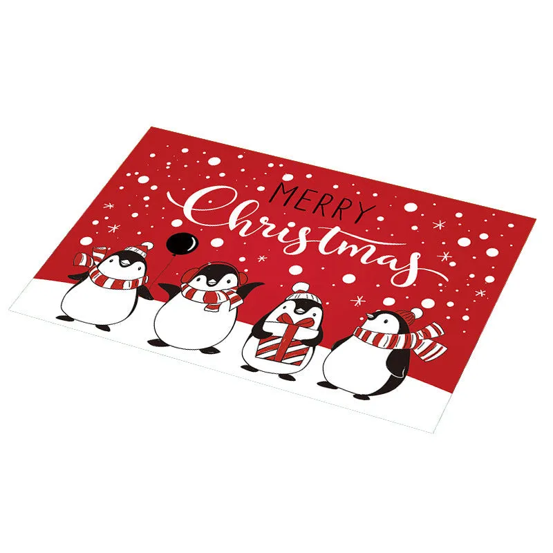 PVC Non-slip Waterproof Christmas Placemats (1 Pc)