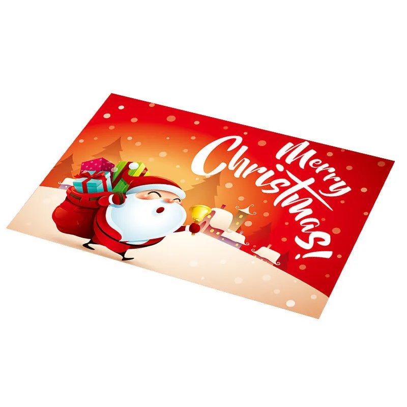 PVC Non-slip Waterproof Christmas Placemats (1 Pc)