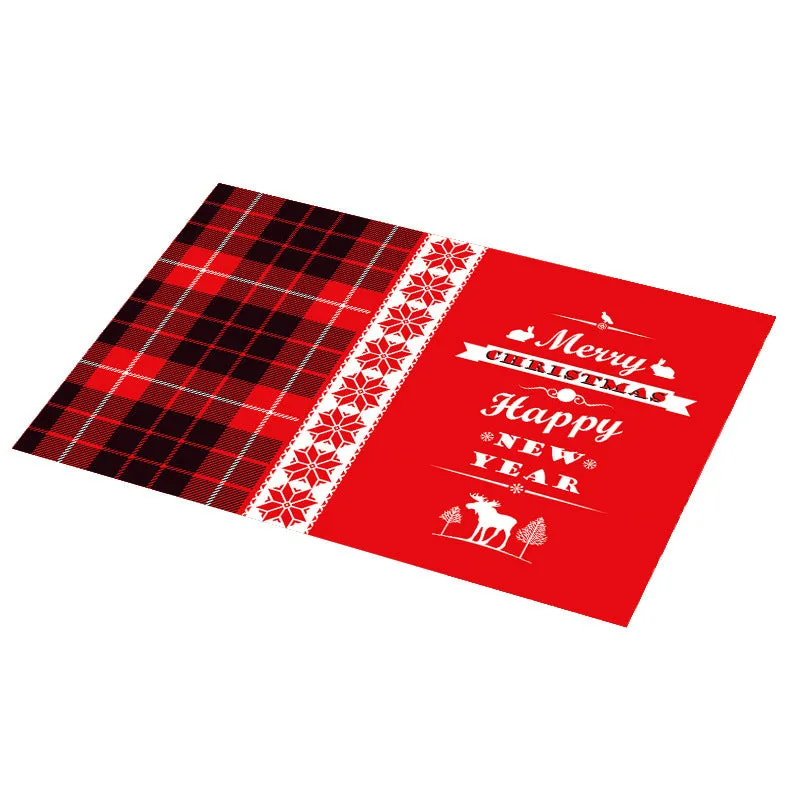 PVC Non-slip Waterproof Christmas Placemats (1 Pc)