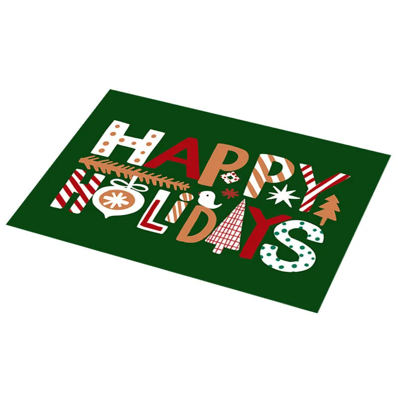 PVC Non-slip Waterproof Christmas Placemats (1 Pc)