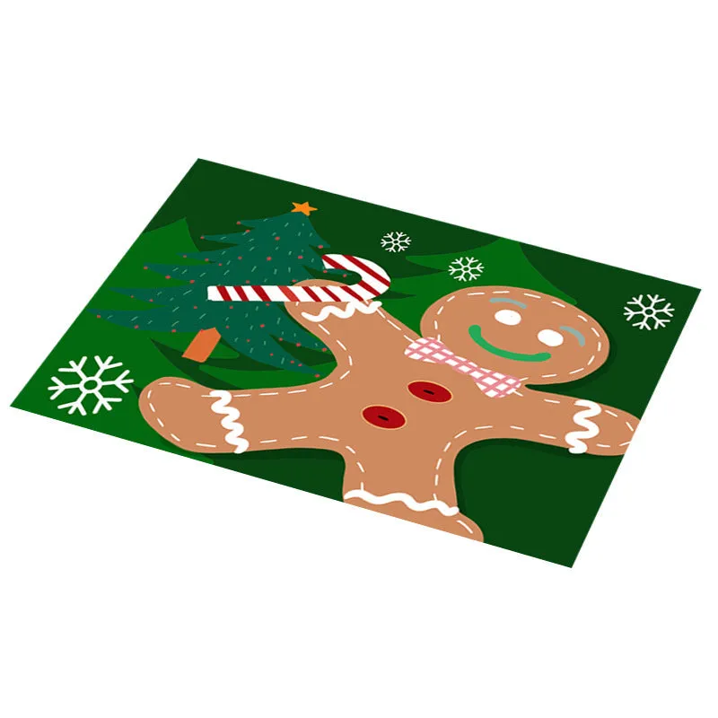 PVC Non-slip Waterproof Christmas Placemats (1 Pc)