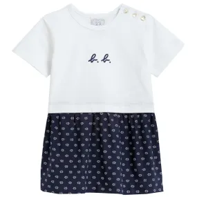 "b.b." Patterned Skirt T-shirt Dress  - 70% OFF FINAL SALE