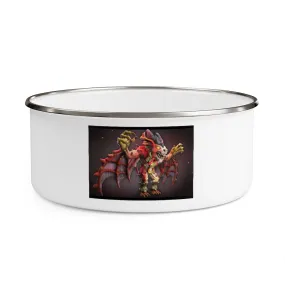 Rock Creature Enamel Bowl