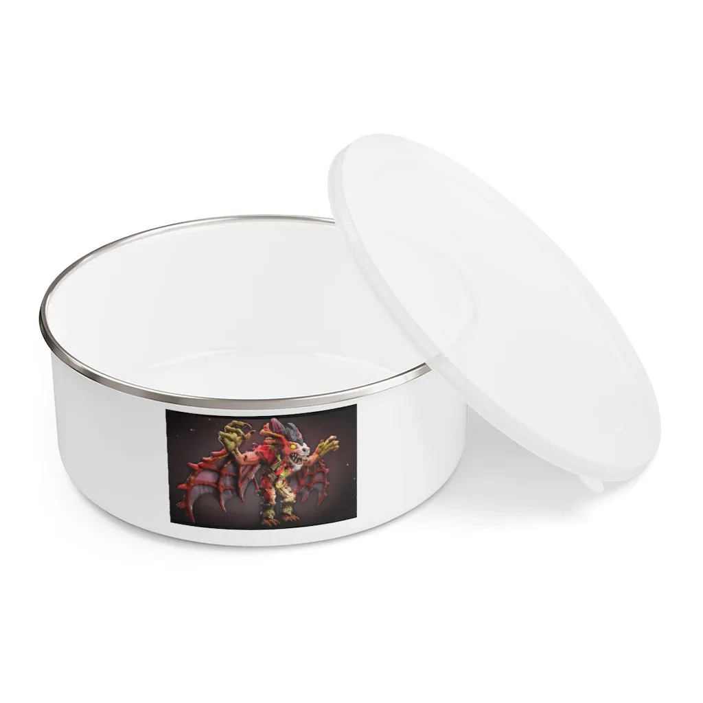 Rock Creature Enamel Bowl