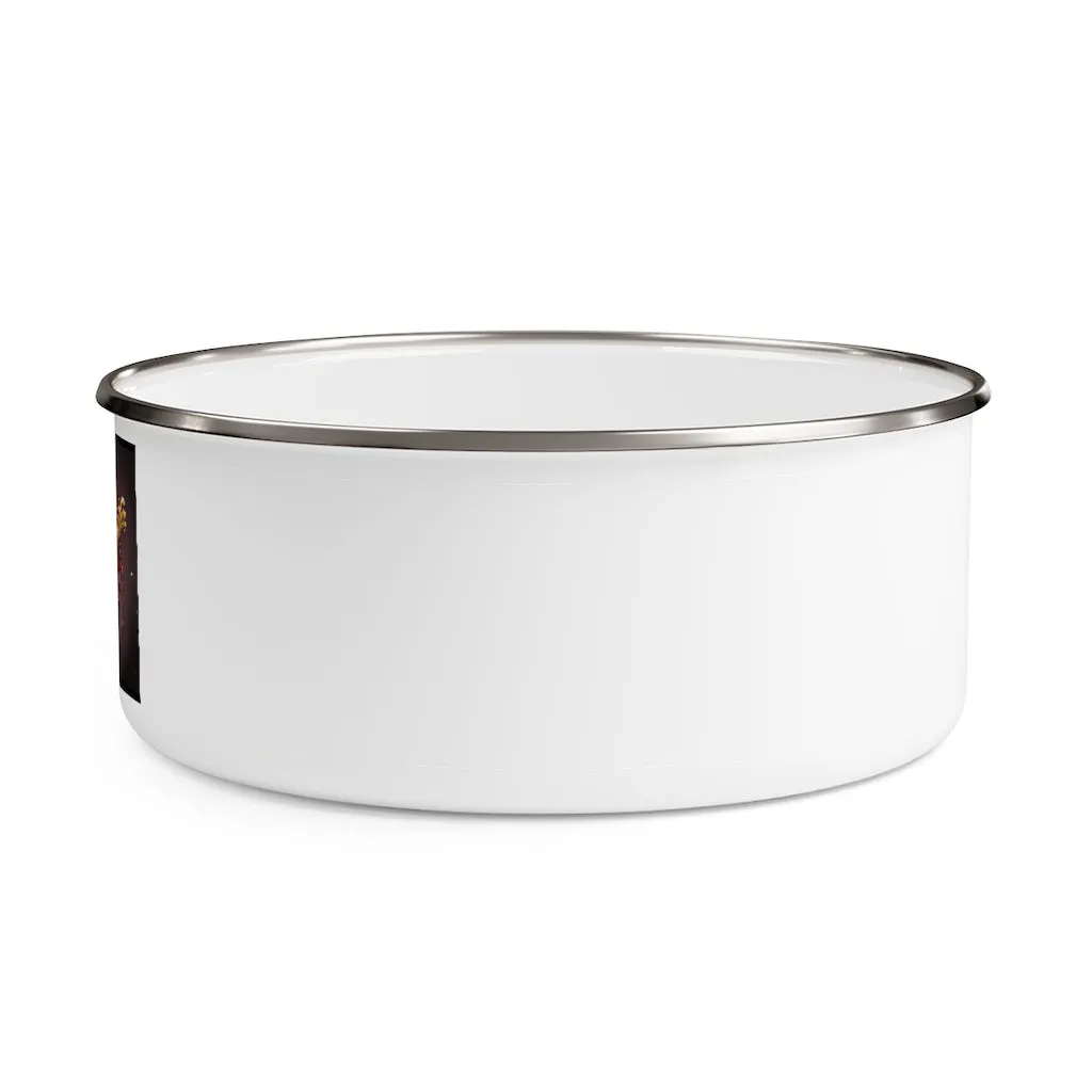 Rock Creature Enamel Bowl