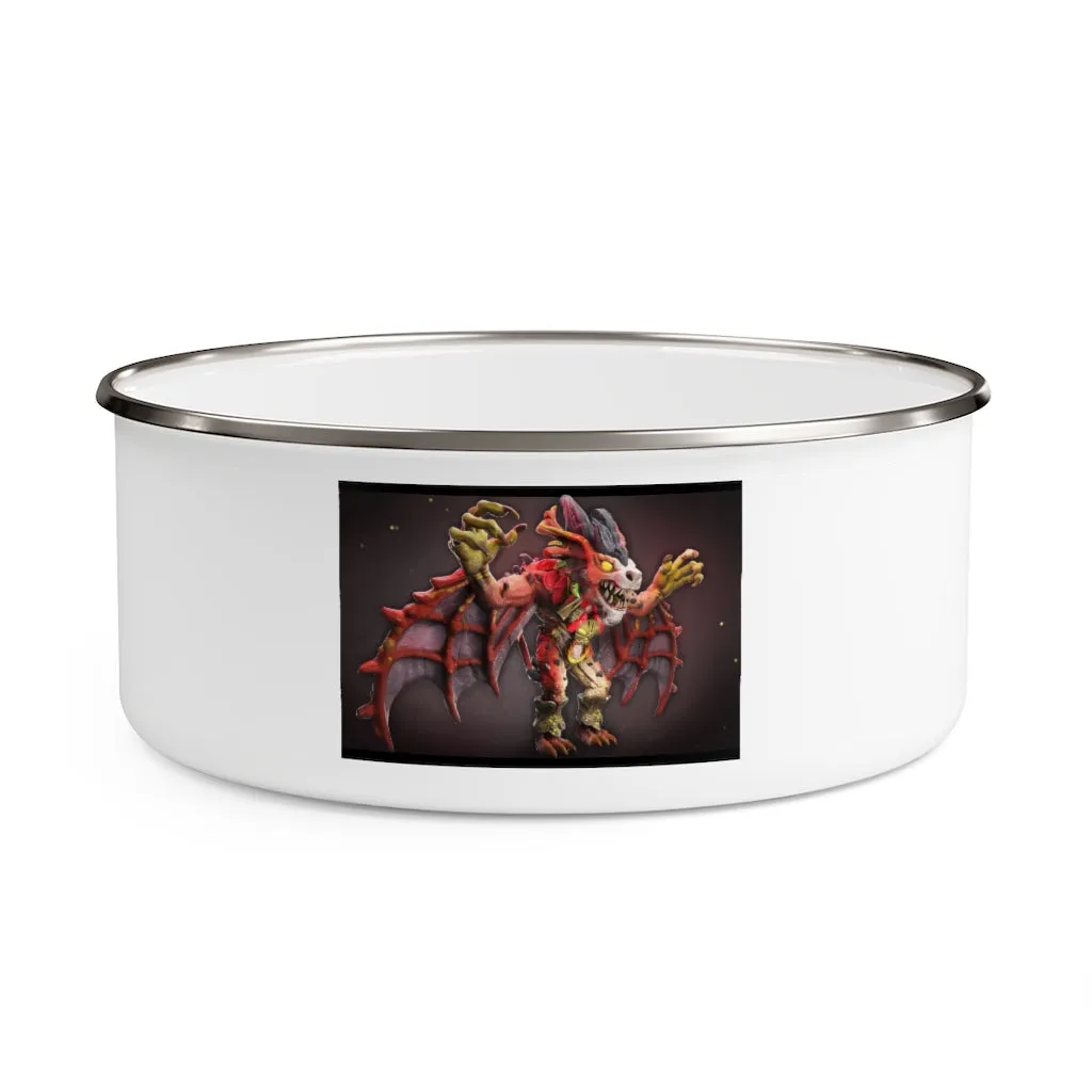 Rock Creature Enamel Bowl