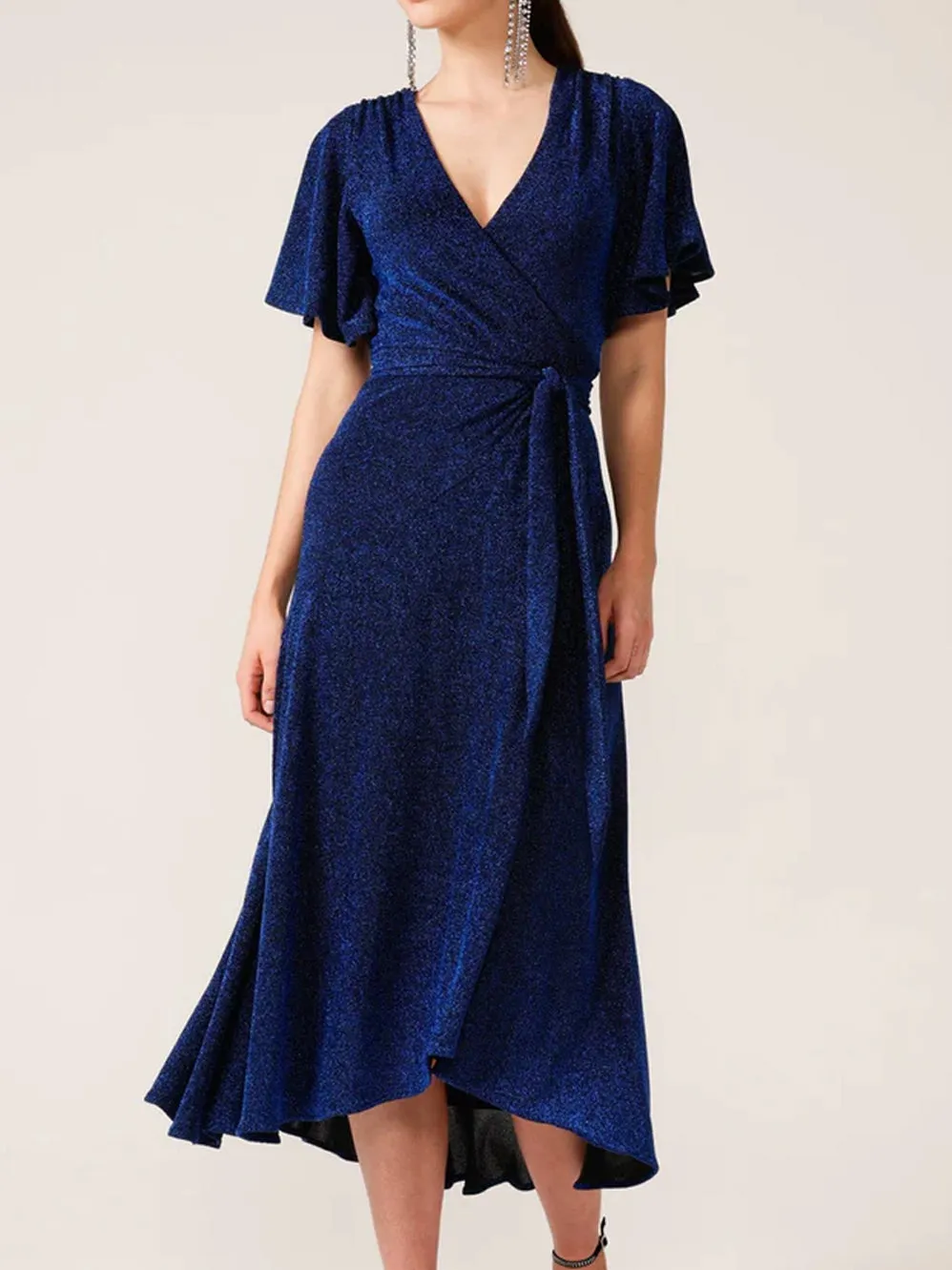 SACHA DRAKE STARGAZE WRAP DRESS