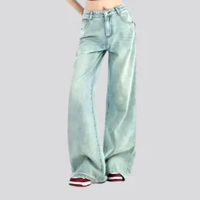 Sandy retro boho high rise jeans for women