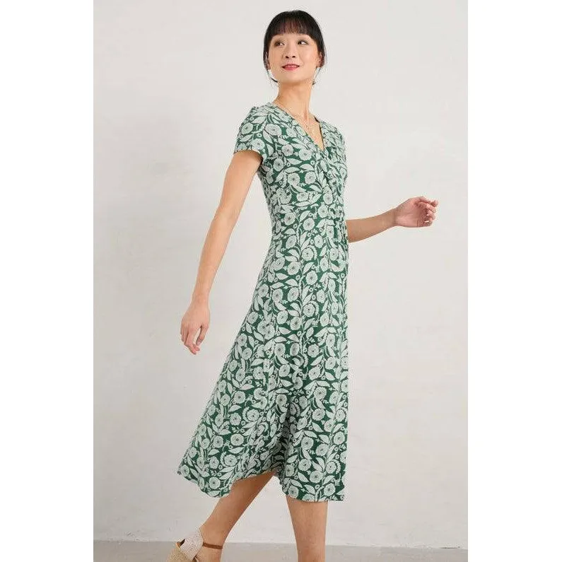 Seasalt Chapelle Dress Camelia Vines Mallard