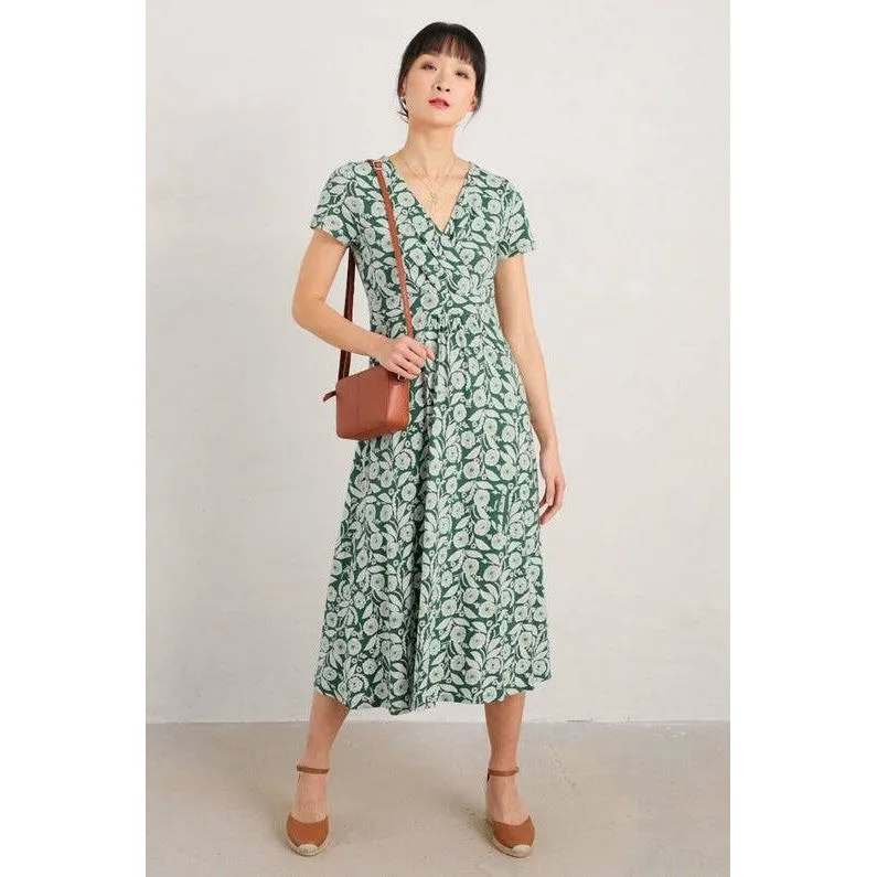 Seasalt Chapelle Dress Camelia Vines Mallard