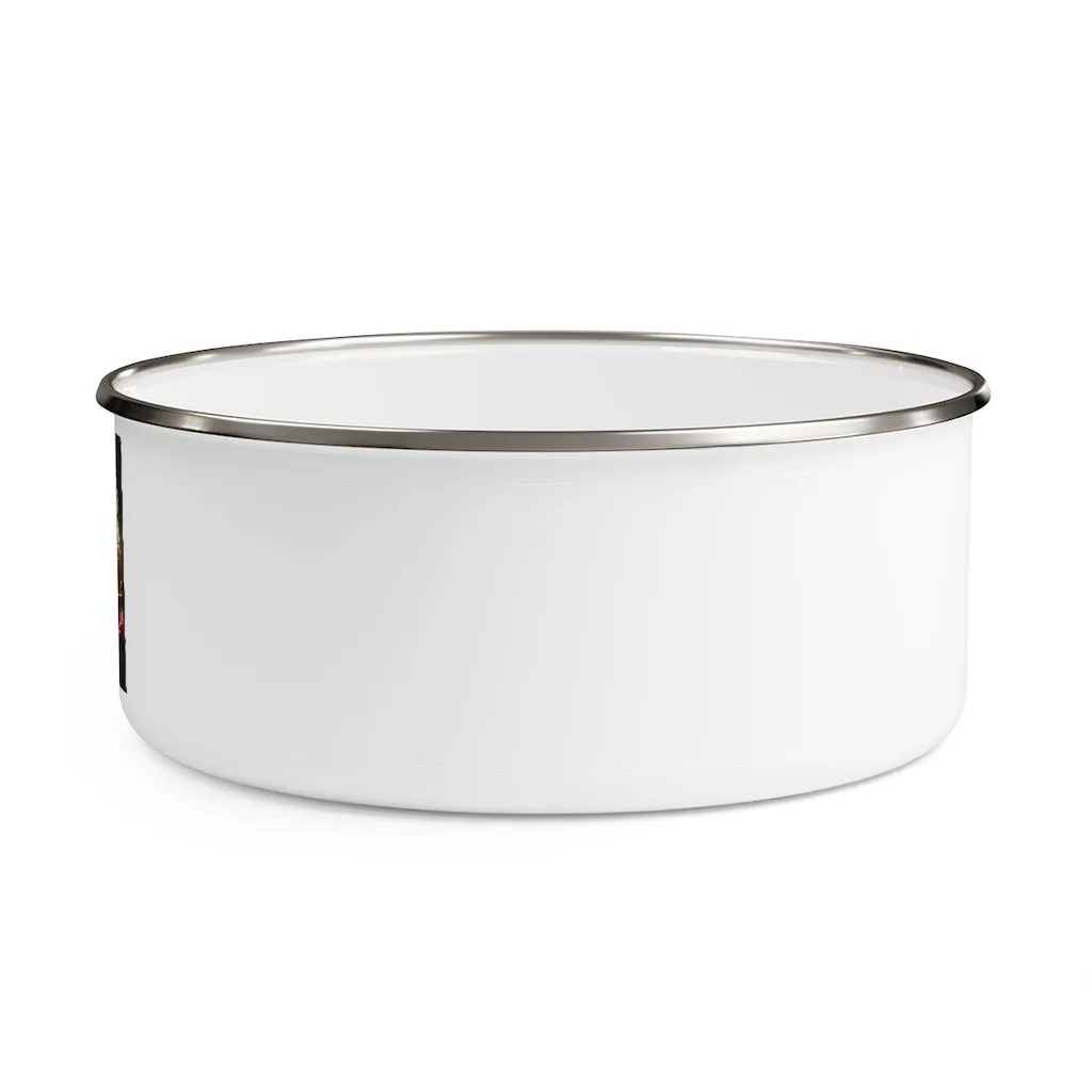 Skeleton Chest Enamel Bowl