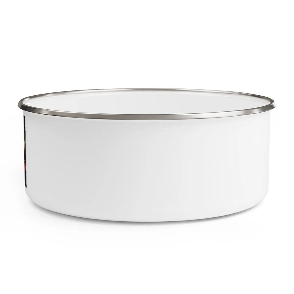 Skeleton Chest Enamel Bowl