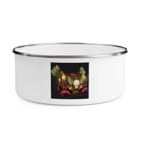 Skeleton Chest Enamel Bowl