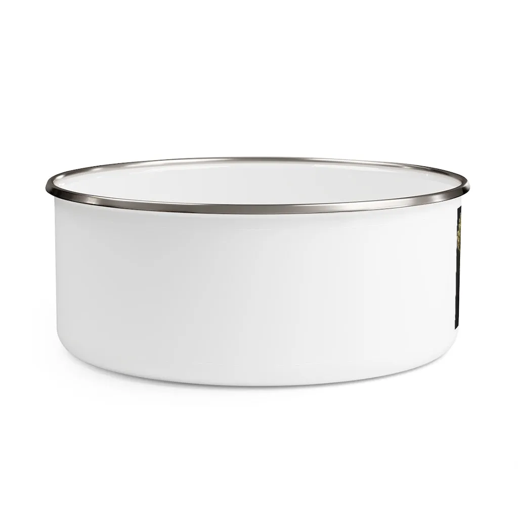 Skeleton Chest Enamel Bowl