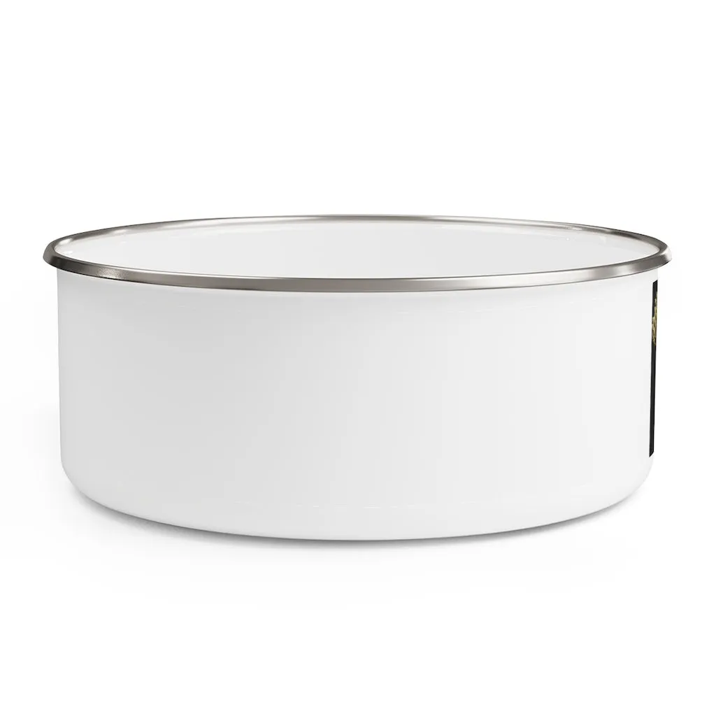 Skeleton Chest Enamel Bowl
