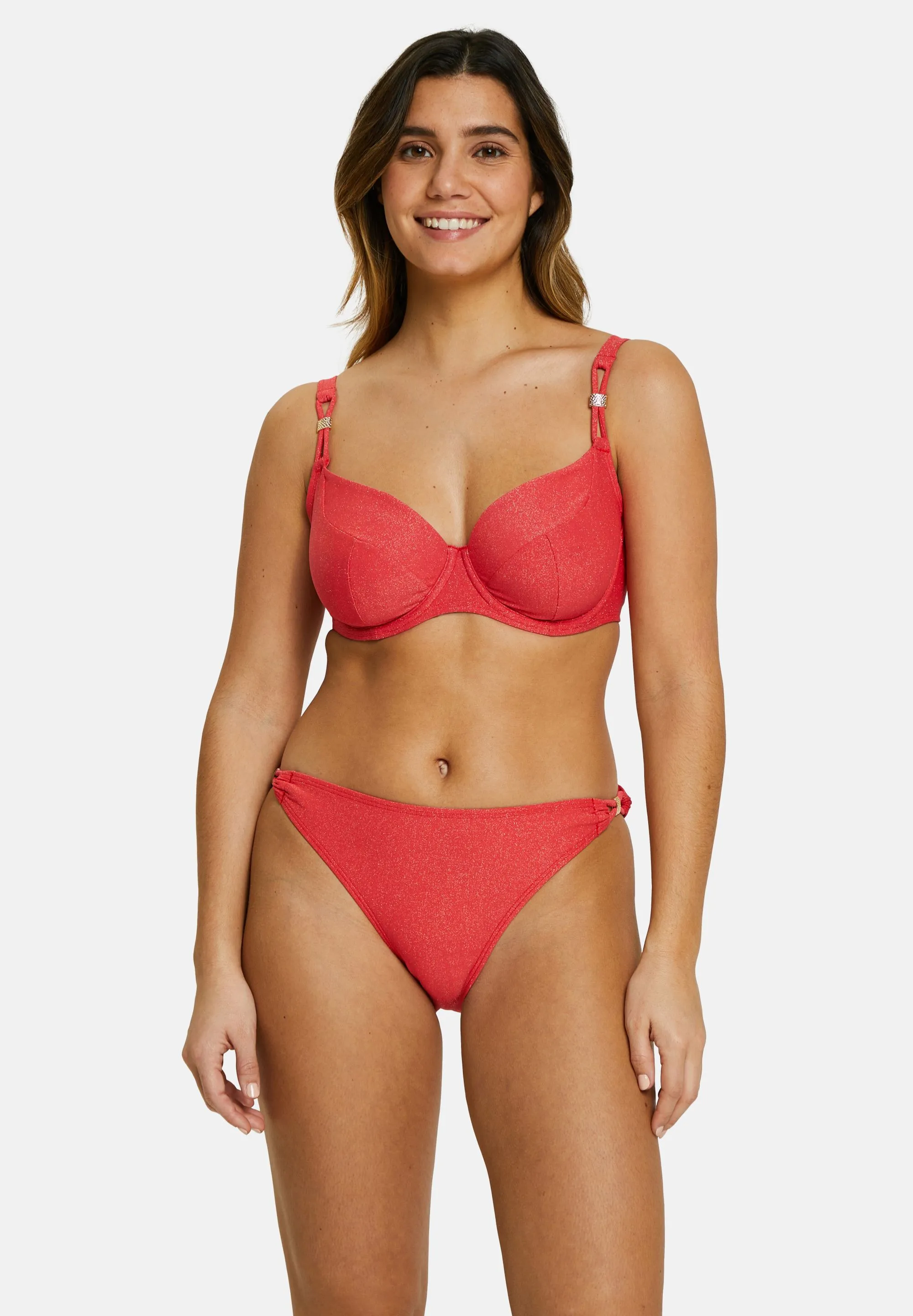 Slip de bain Bask in bliss Rouge Poppy