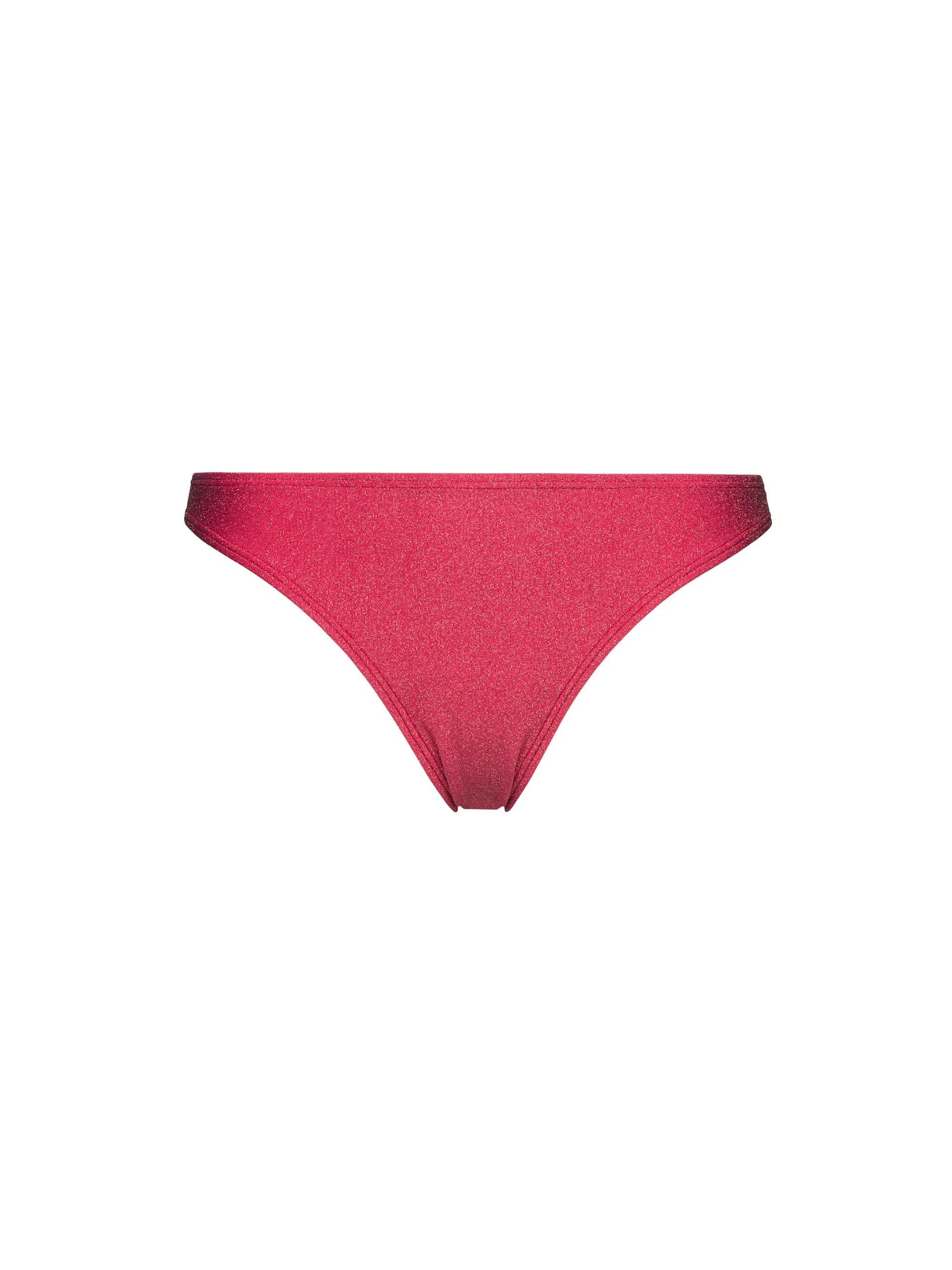 Slip de bain échancré Reflet Cerise