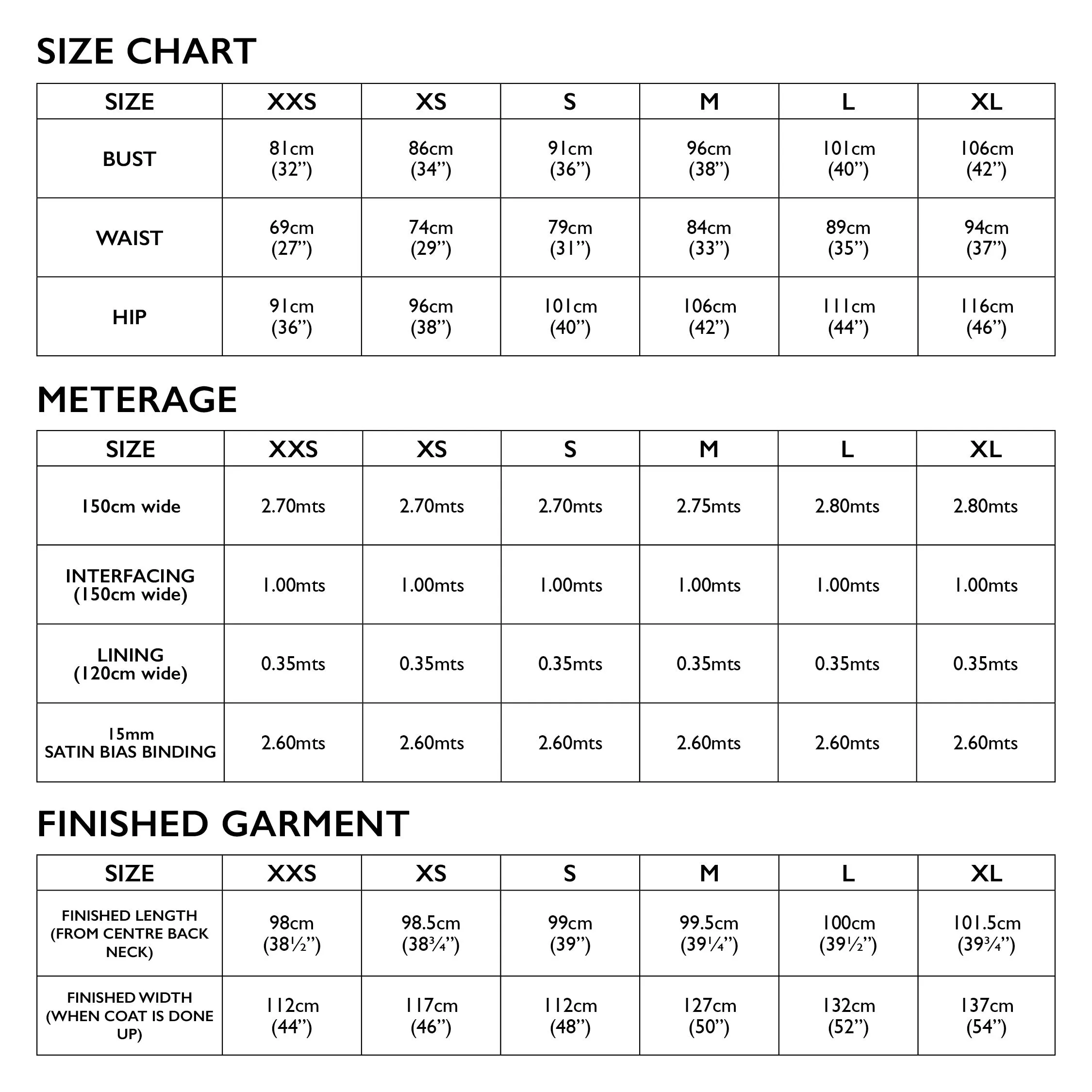 Soho Coat Pattern