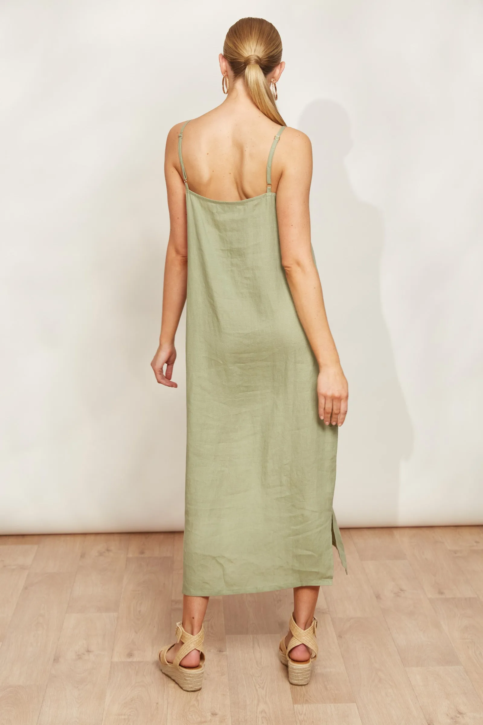 Sojourn Tank Maxi Dress, Aloe