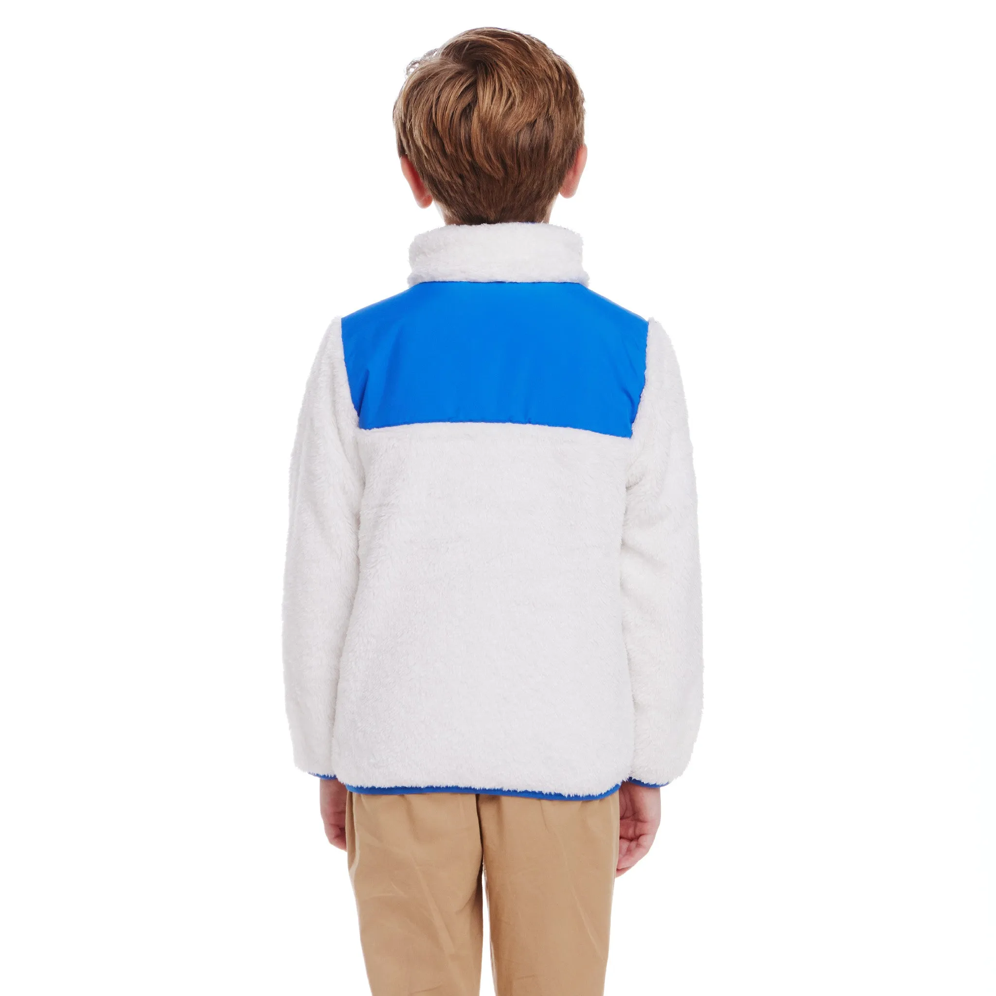 SpongeBob SquarePants™ x Andy & Evan® | Kids (2-7) Bikini Bottom Buddies Sherpa Jacket with Printed Patch Pocket