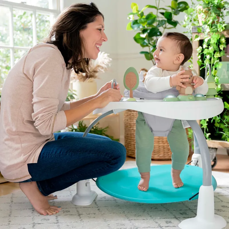 Spring & Sprout 2-in-1 Activity Jumper and Table - First Forest