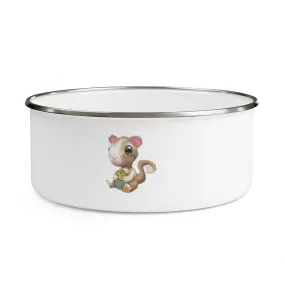 Squirrel Enamel Bowl