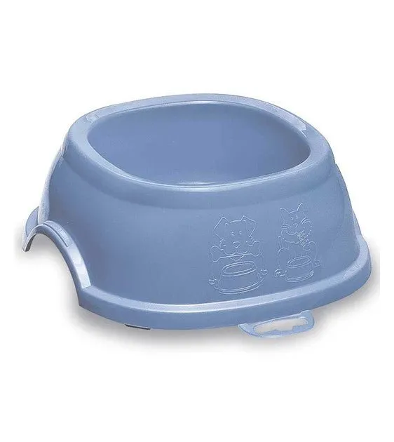 Stefanplast Break 3 Square Cat & Dog Bowl (Blue)