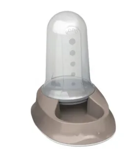 Stefanplast Chic Food & Water Dispenser For Cats & Dogs (Dove Grey)
