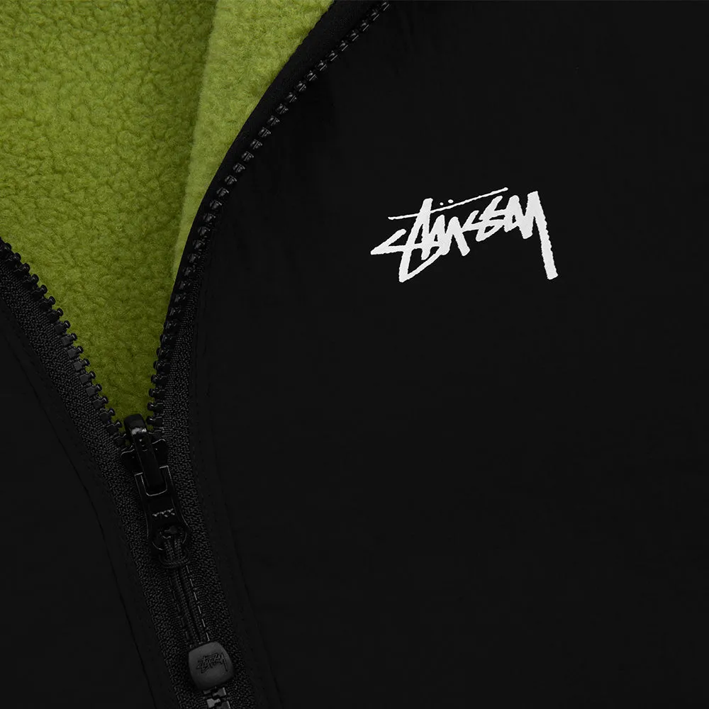 STÜSSY SHERPA REVERSIBLE JACKET // MOSS GREEN