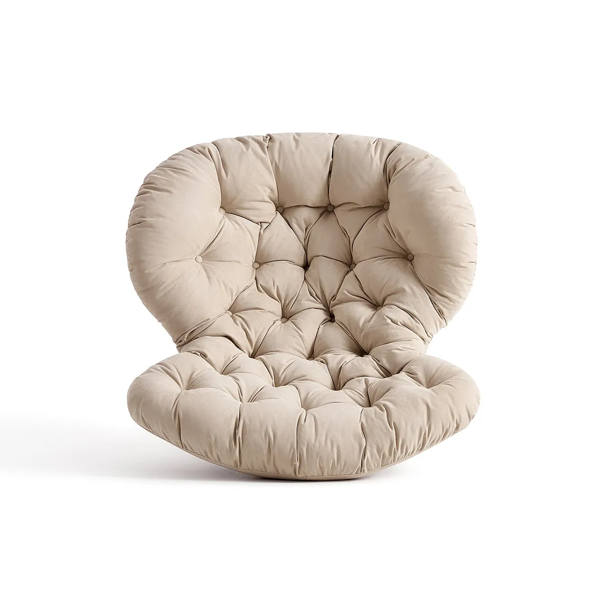 Suede Leather Reclining Lazy Rocking Chair