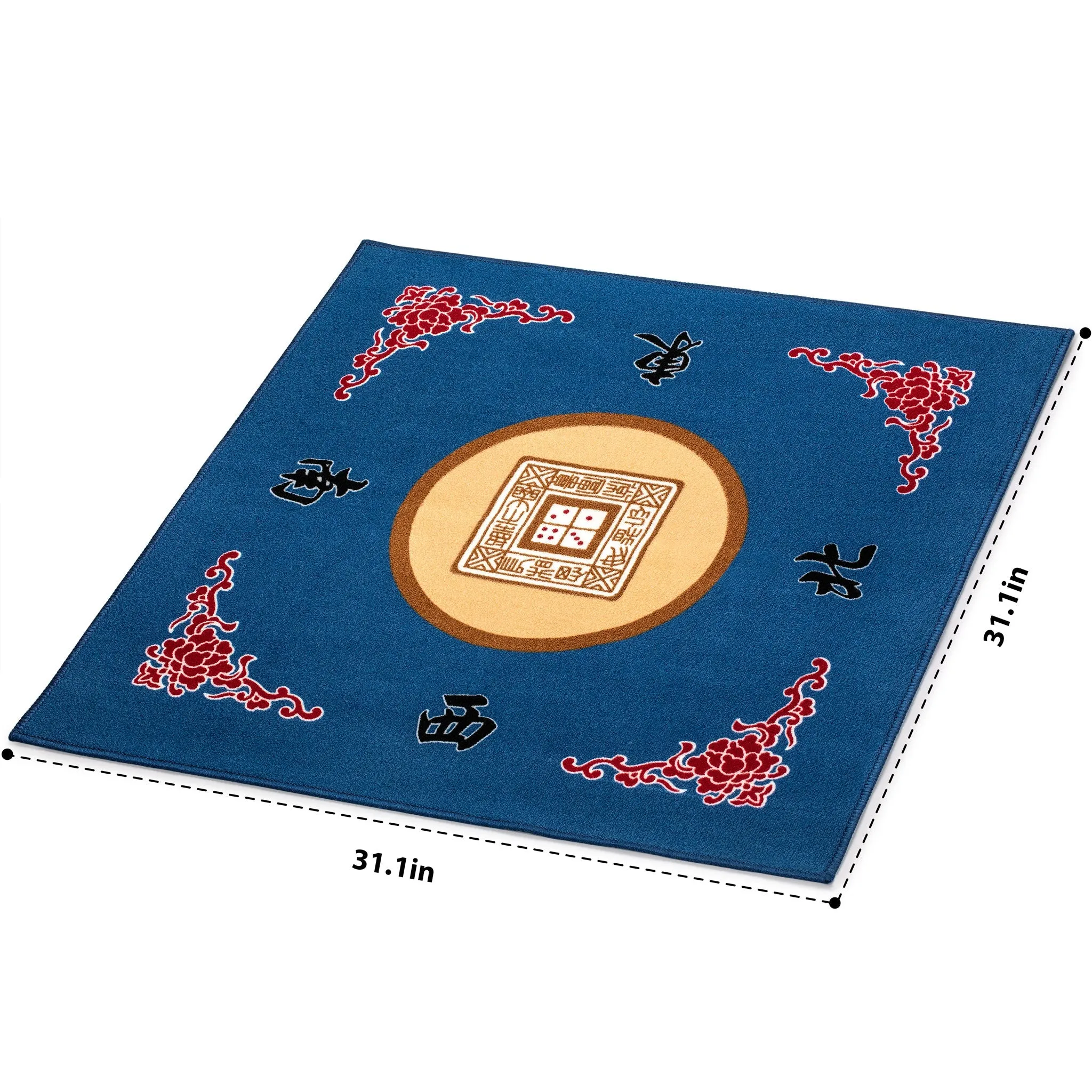 Table Cover for Mahjong, Poker, Card Games, Board Games, Tile Game, and Dominoes - 31.1"