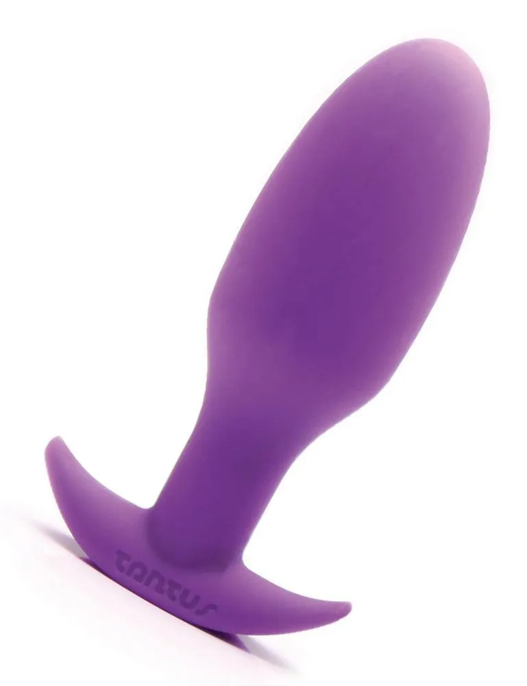 Tantus Ryder Silicone Butt Plug, Purple
