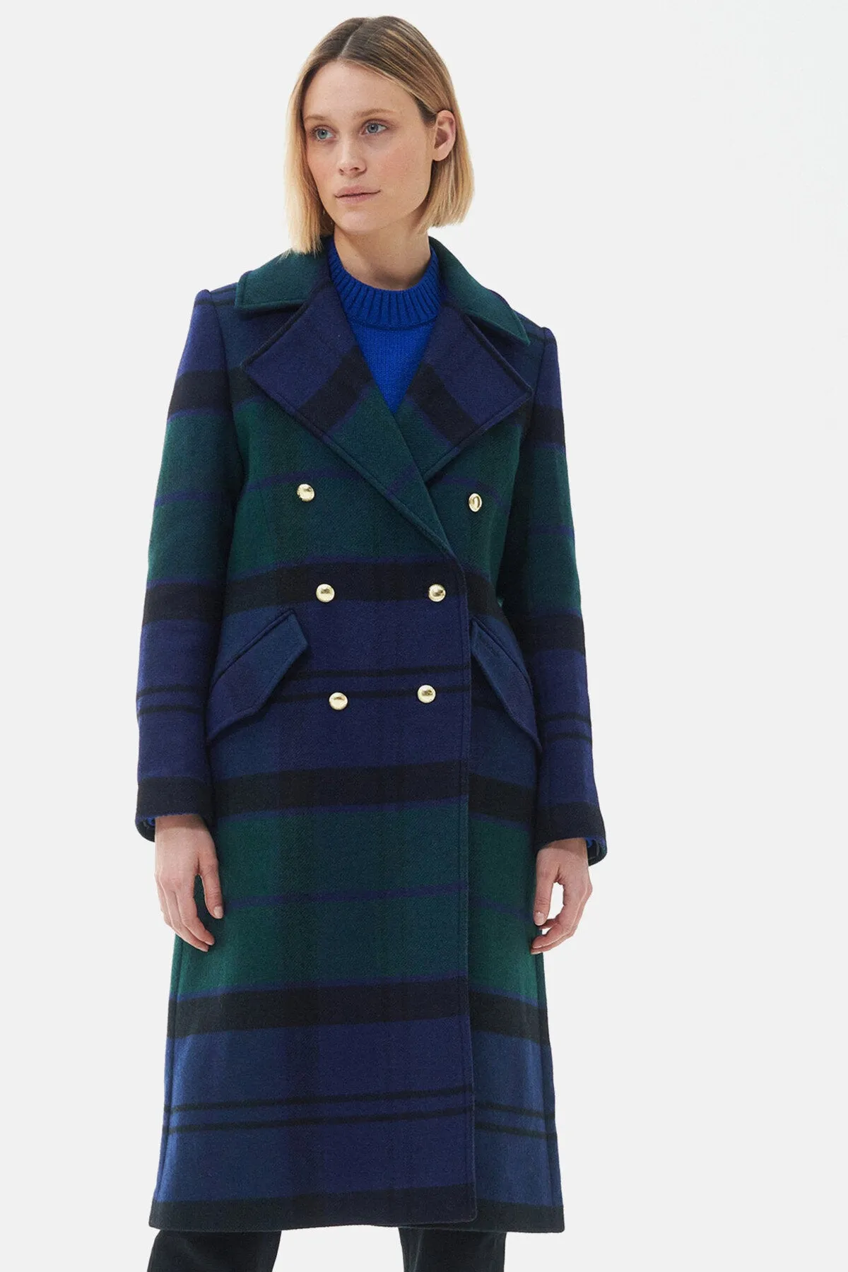 Tartan Marlene Wool Coat