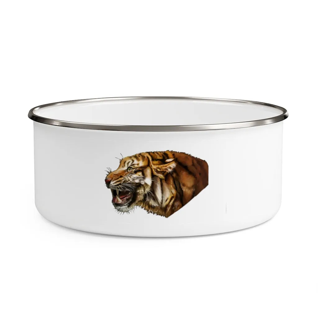 Tiger Enamel Bowl