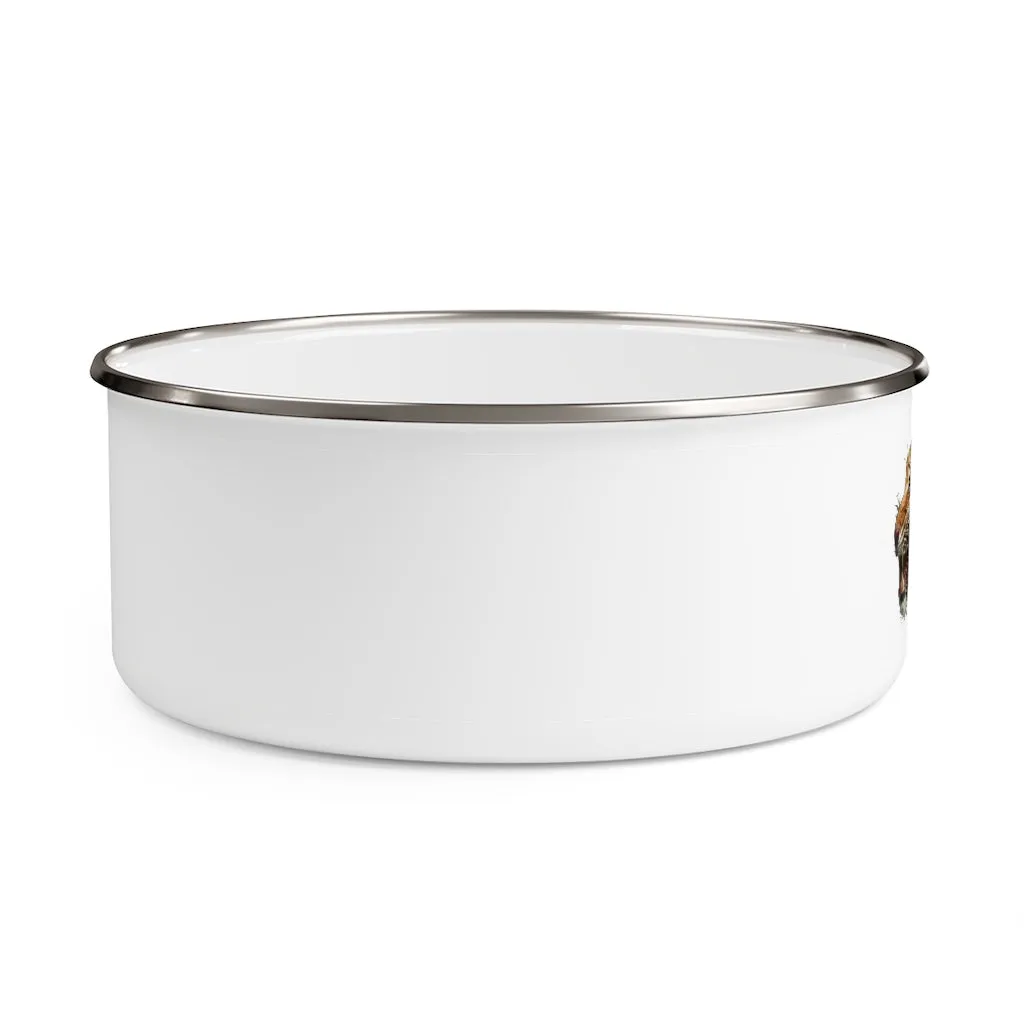 Tiger Enamel Bowl