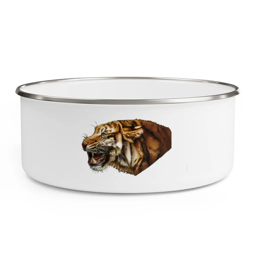 Tiger Enamel Bowl