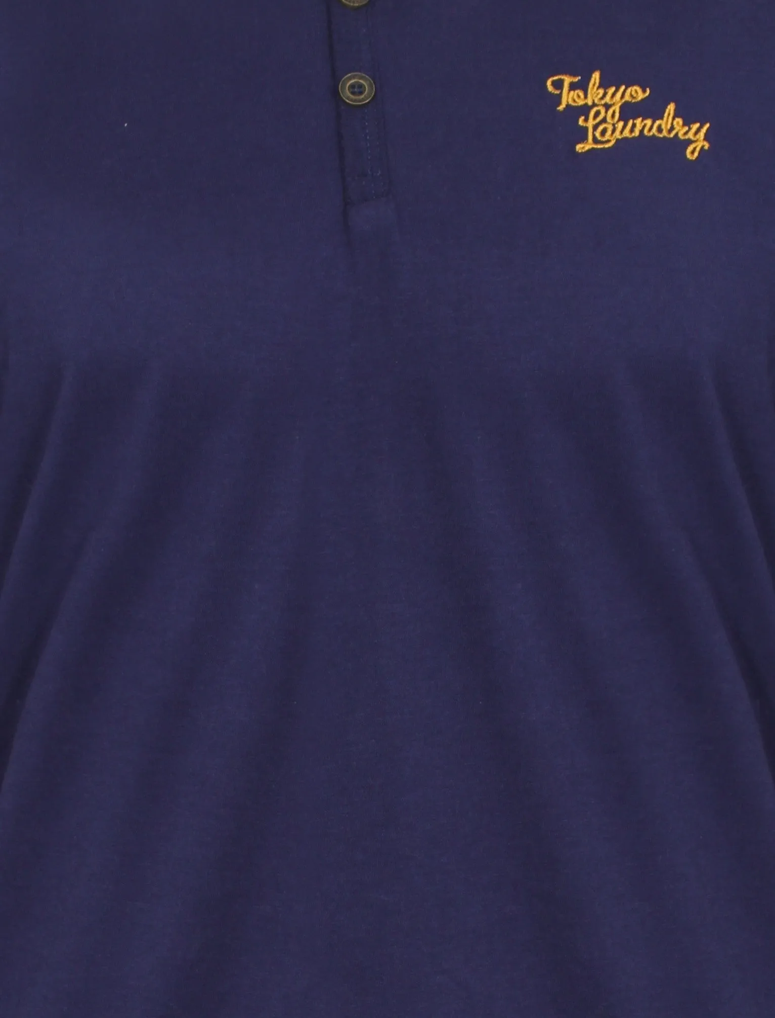 Tokyo Laundry henley top in blue