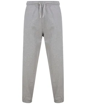Unisex sustainable fashion cuffed joggers | Heather Grey