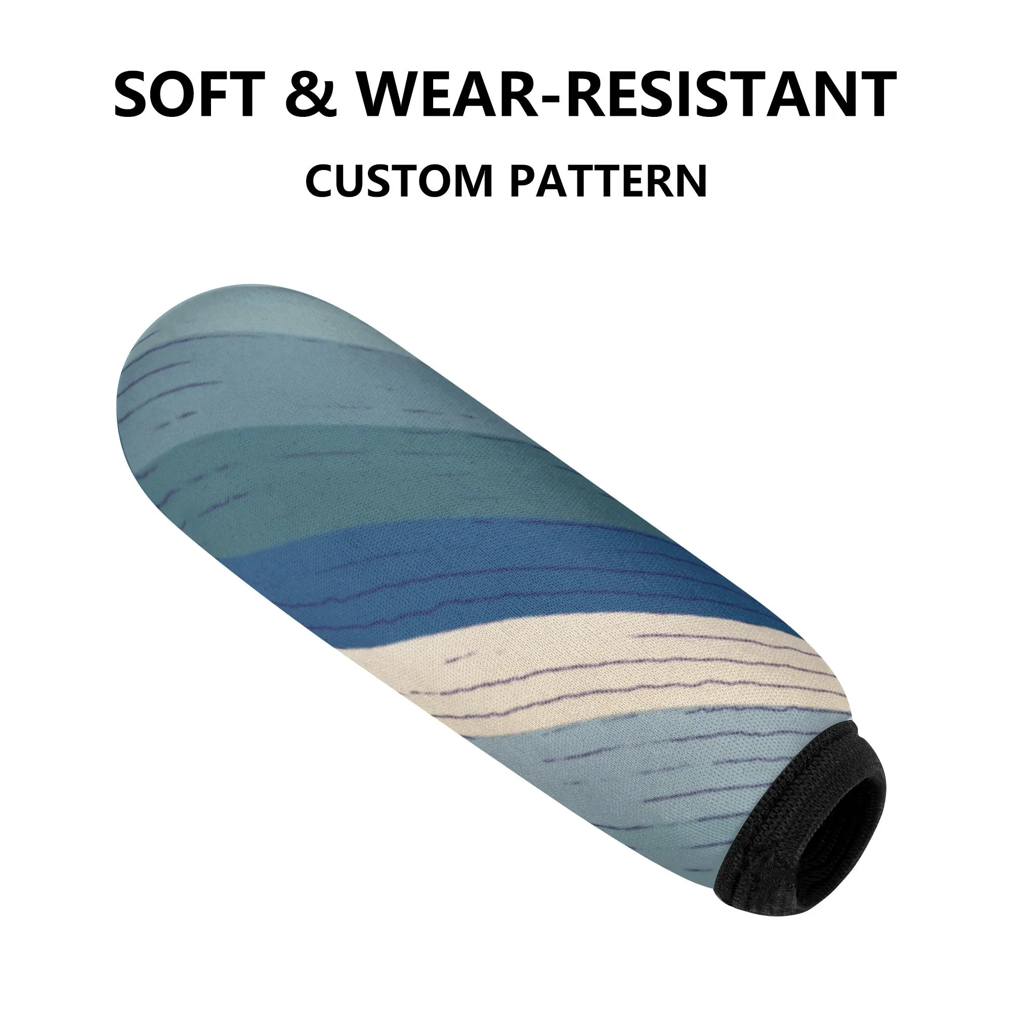 Universal Handbrake Cover for Cars | Hand Brake Protector | Vehicle Handbrake Sleeve - Retro Blue Sunset