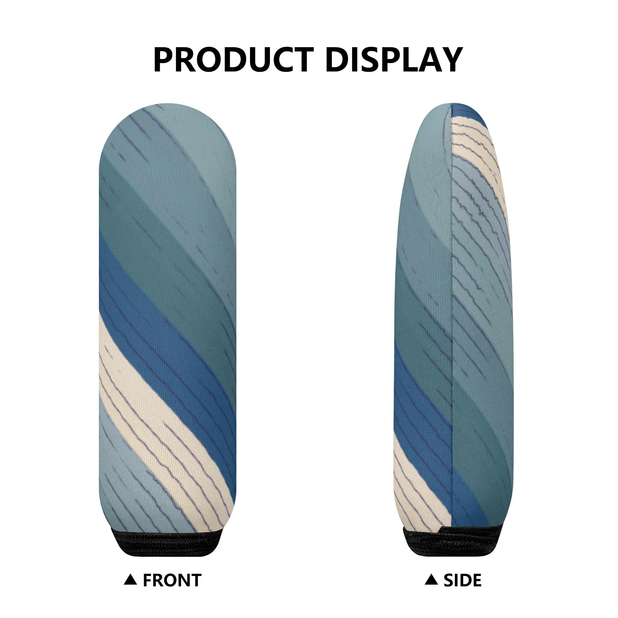 Universal Handbrake Cover for Cars | Hand Brake Protector | Vehicle Handbrake Sleeve - Retro Blue Sunset