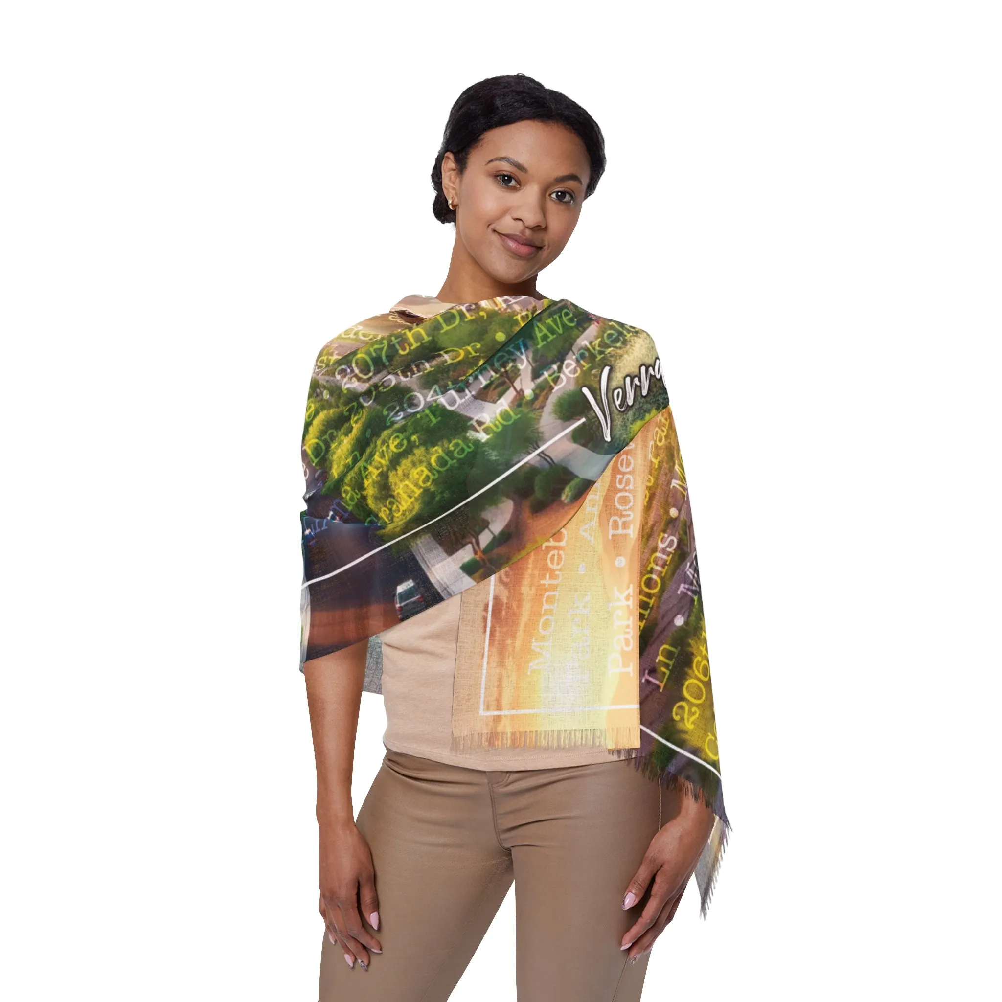 Verrado Essence - Exclusive Lightweight Scarf Featuring Beloved Local Parks and Streets