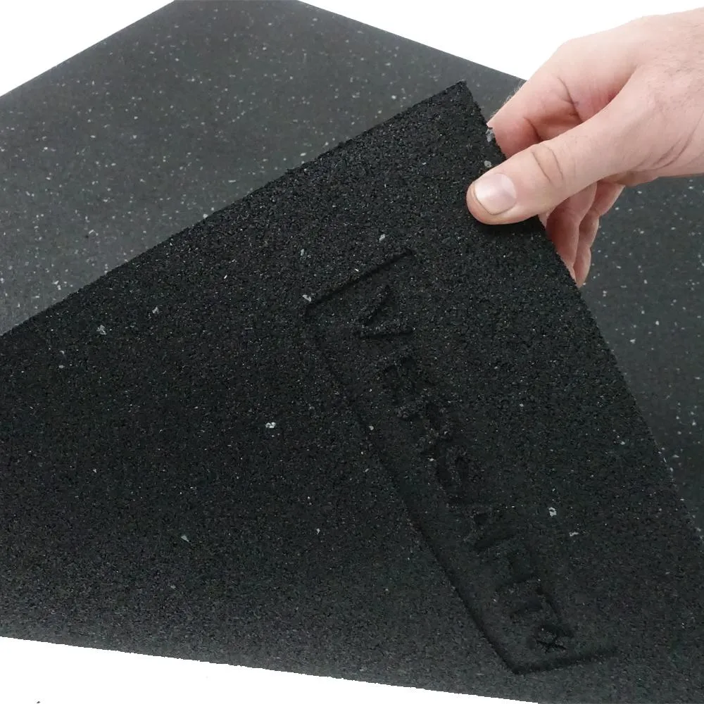 VersaFit Flooring Commercial Rubber Flooring Tile - Grey Fleck
