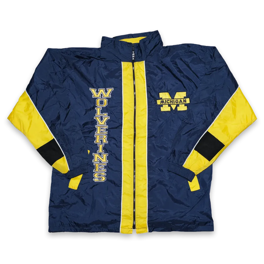 Vintage Michigan Wolverines Track Jacket XLarge