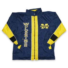 Vintage Michigan Wolverines Track Jacket XLarge