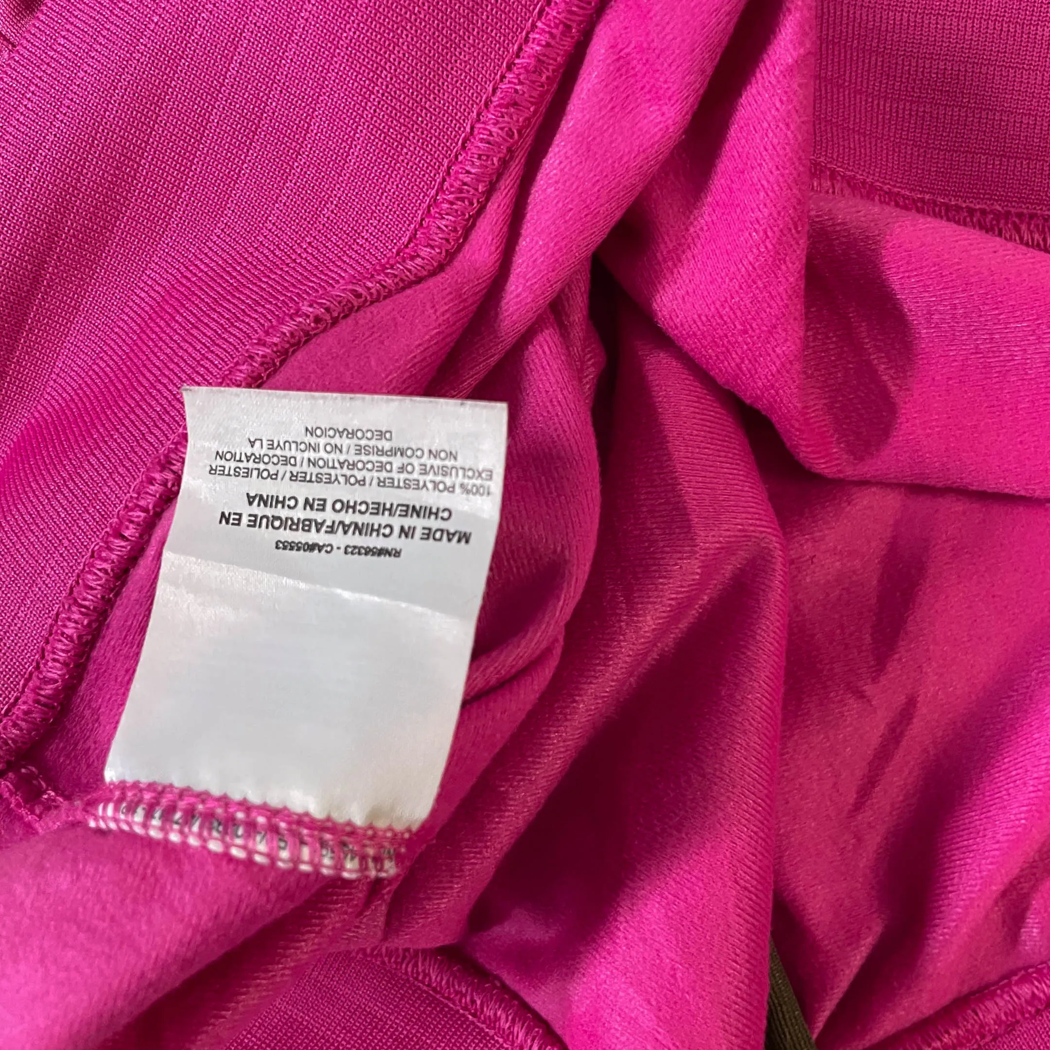 Vintage Nike Women's pink made in China full zip high neck jacket in XL|SKU 3816